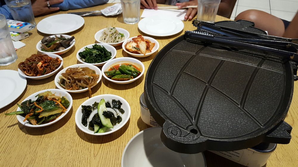 Korean dishes at Gah Rham